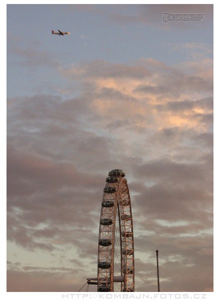 london eye a letadlo